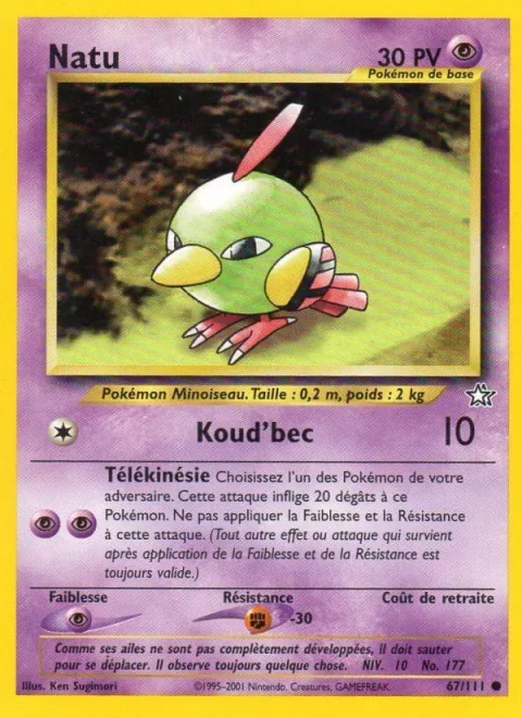 Natu [Peck | Telekinesis]