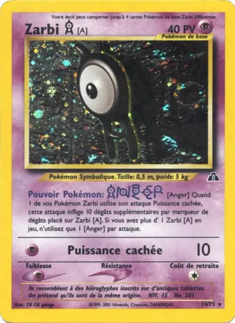 Unown [A] [Anger | Hidden Power]