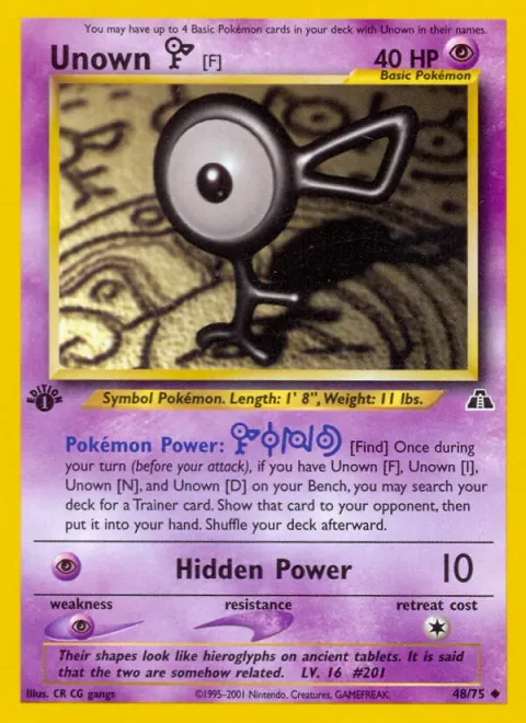 Unown [F] [Find | Hidden Power]