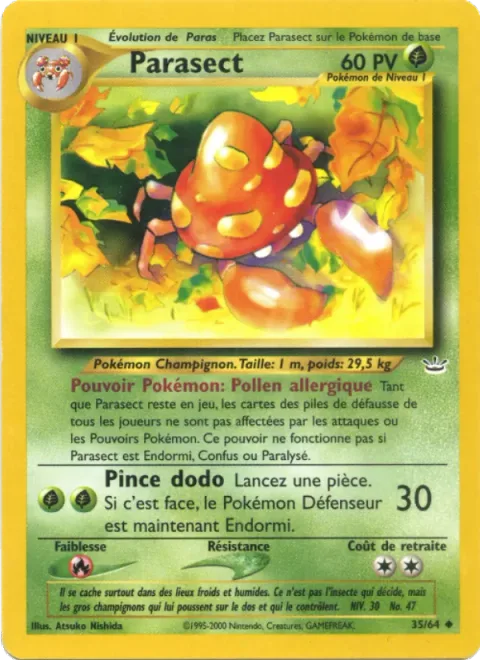 Parasect [Allergic Pollen | Sleep Pinchers]