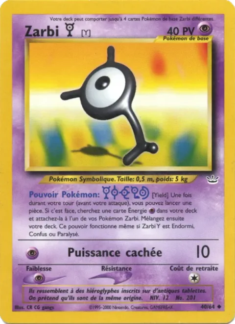 Unown [Y] [Yield | Hidden Power]