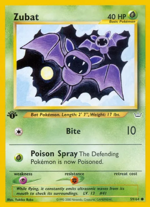 Zubat [Bite | Poison Spray]