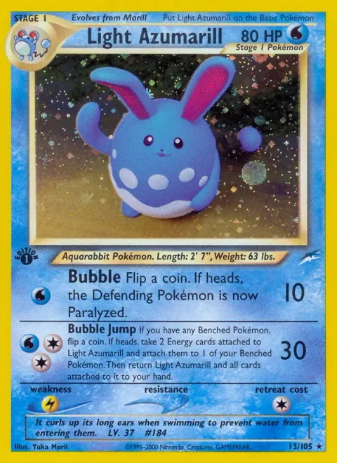 Light Azumarill [Bubble | Bubble Jump]