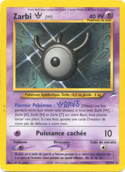 Unown [W] [Want | Hidden Power]