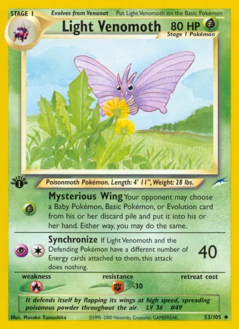 Light Venomoth [Mysterious Wing | Synchronize]
