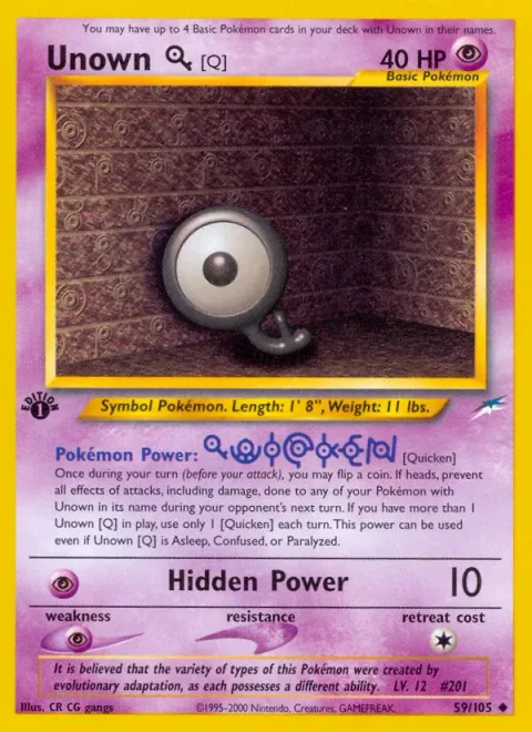 Unown [Q] [Quicken | Hidden Power]