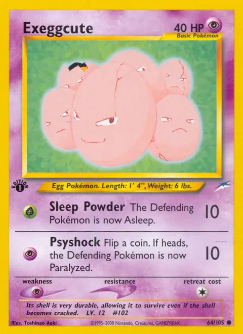 Exeggcute [Sleep Powder | Psyshock]