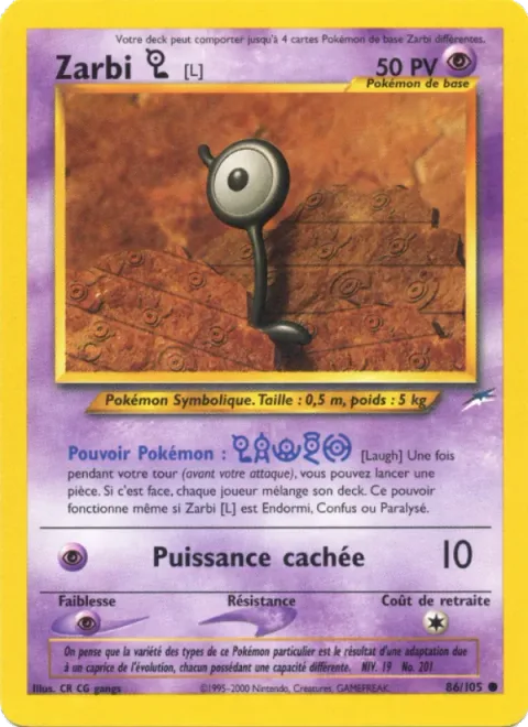Unown [L] [Laugh | Hidden Power]