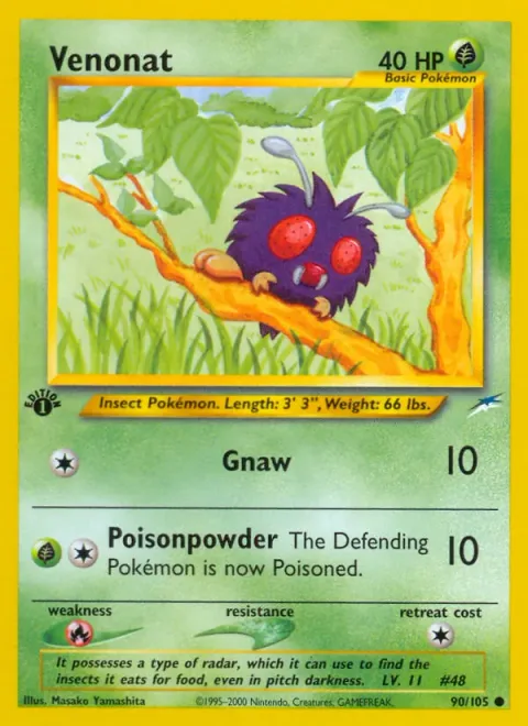 Venonat [Gnaw | Poisonpowder]