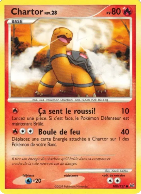 Torkoal Lv.28 [Super Singe | Flame Ball]
