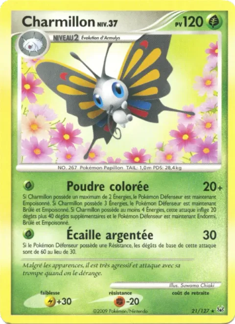 Beautifly Lv.37 [Colorful Powder | Silver Scale]