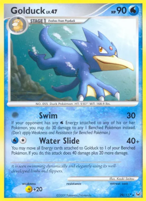 Golduck Lv.47 [Swim | Water Slide]
