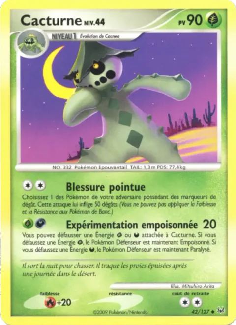 Cacturne Lv.44 [Spike Wound | Poison Experiment]