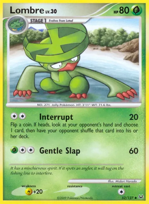 Lombre Lv.30 [Interrupt | Gentle Slap]