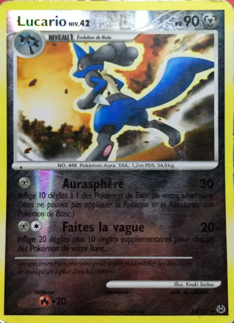Lucario Lv.42 [Aura Sphere | Do the Wave]