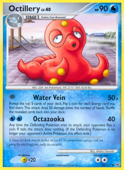 Octillery Lv.40 [Water Vein | Octazooka]