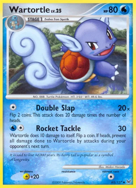Wartortle Lv.25 [Double Slap | Rocket Tackle]