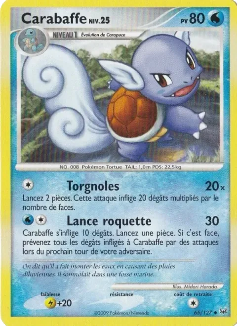 Wartortle Lv.25 [Double Slap | Rocket Tackle]