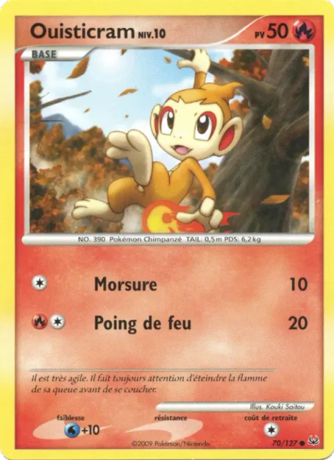 Chimchar Lv.10 [Bite | Fire Punch]