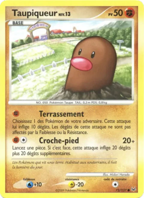 Diglett Lv.13 [Dig Under | Trip Over]