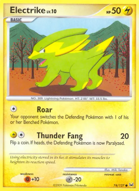 Electrike Lv.10 [Roar | Thunder Fang]