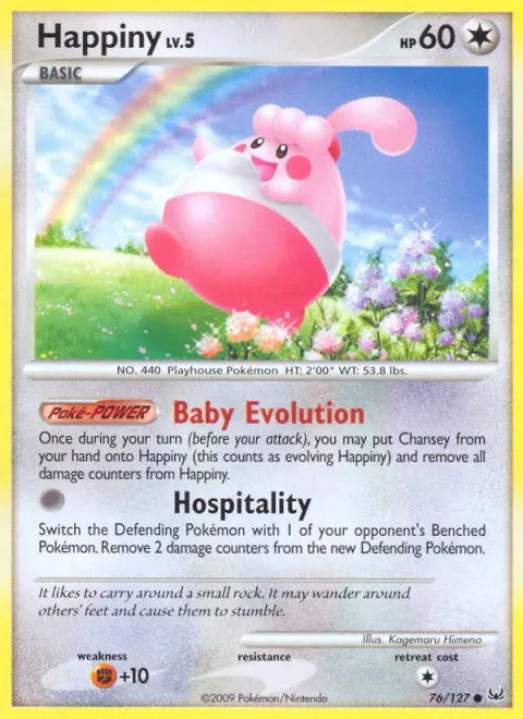 Happiny Lv.5 [Baby Evolution | Hospitality]