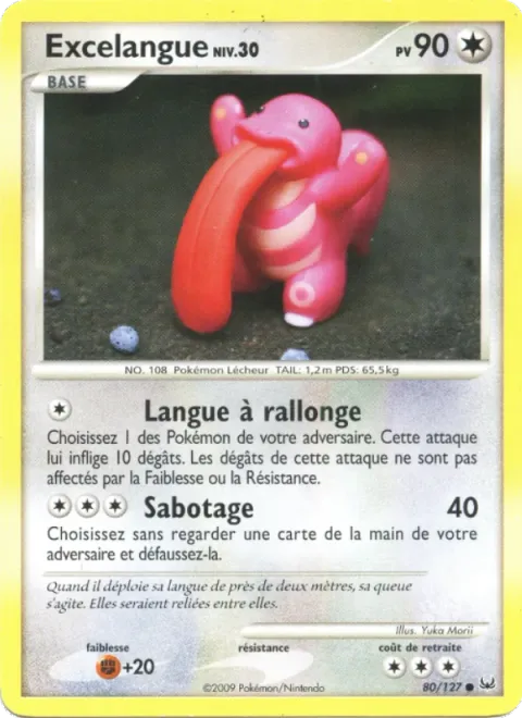 Lickitung Lv.30 [Stretch Tongue | Knock Off]