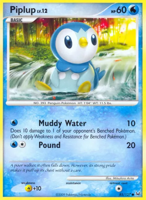 Piplup Lv.12 [Muddy Water | Pound]