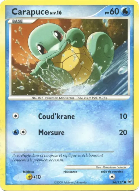 Squirtle Lv.16 [Skull Bash | Bite]