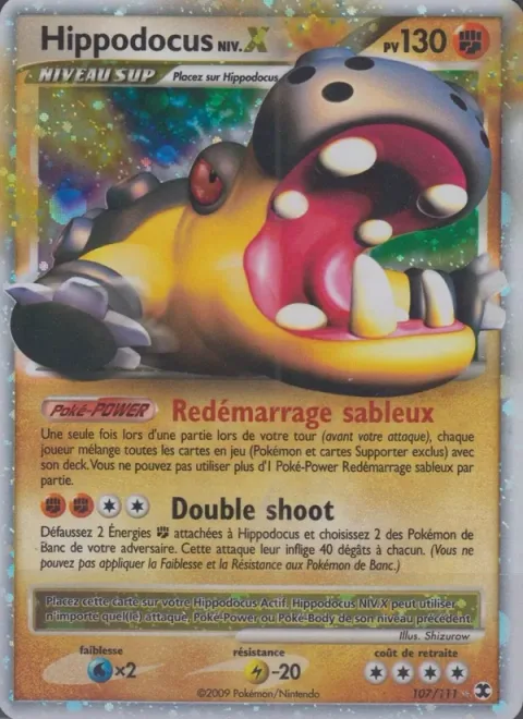 Hippowdon LV.X [Sand Reset | Double Shoot]