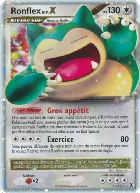 Snorlax LV.X [Big Appetite | Exercise]