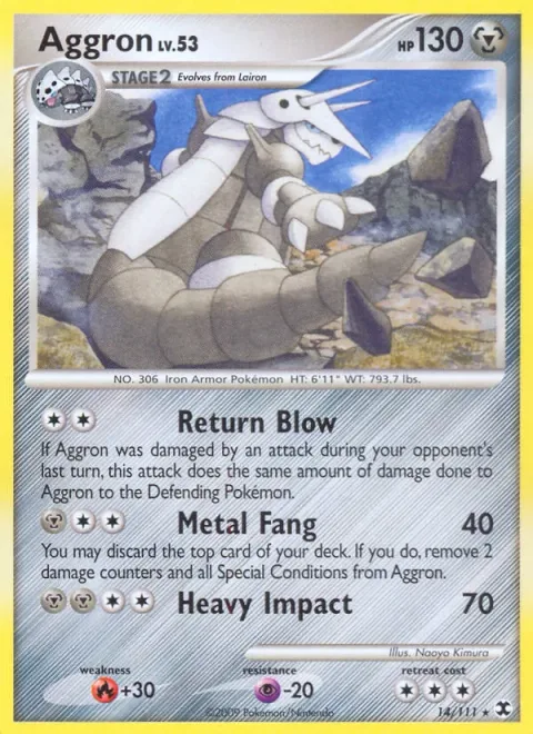 Aggron Lv.53 [Return Blow | Metal Fang | Heavy Impact]