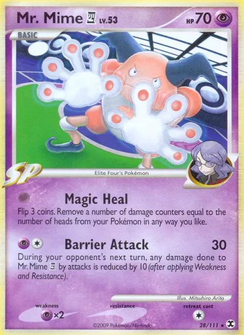 Mr. Mime [4] Lv.53 [Magic Heal | Barrier Attack]