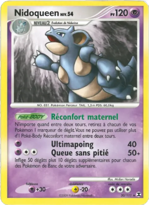 Nidoqueen Lv.54 [Maternal Comfort | Mega Punch | Ruthless Tail]