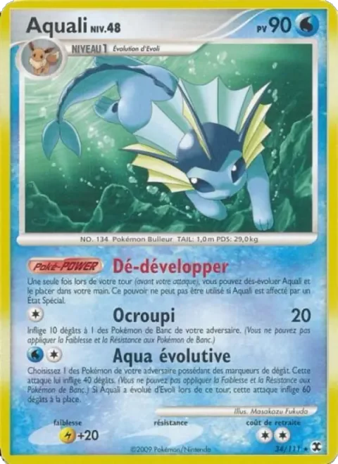 Vaporeon Lv.48 [Undevelop | Muddy Water | Evolving Aqua]