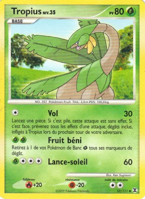 Tropius Lv.35 [Fly | Blessed Fruit | Solarbeam]