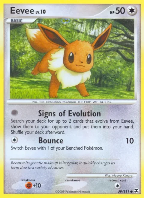 Eevee Lv.10 [Signs of Evolution | Bounce]