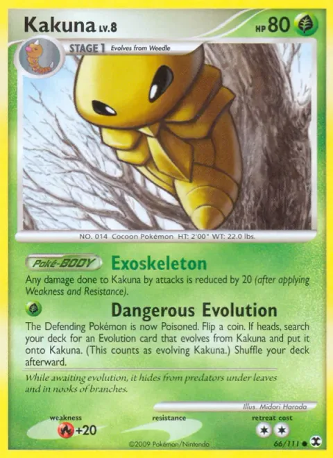 Kakuna Lv.8 [Exoskeleton | Dangerous Evolution]