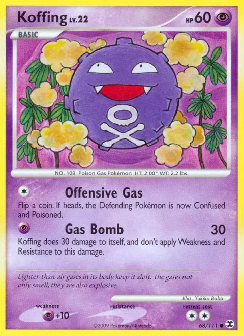 Koffing Lv.22 [Offensive Gas | Gas Bomb]