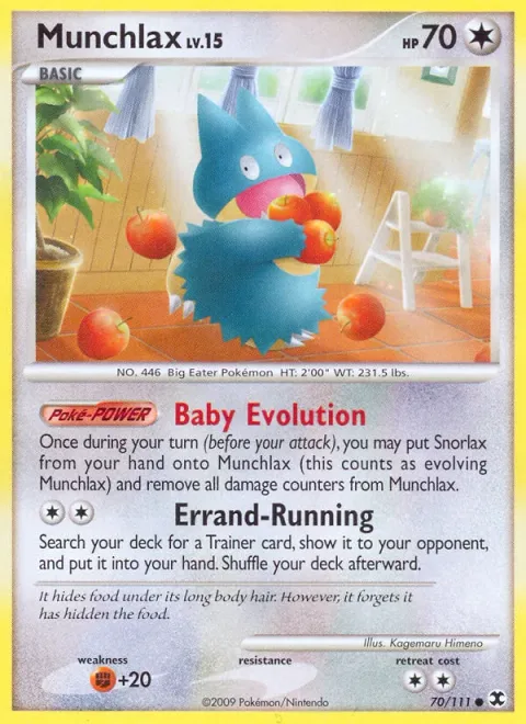 Munchlax Lv.15 [Baby Evolution | Errand-Running]
