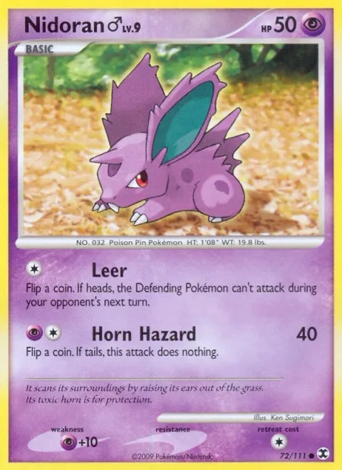 Nidoran [M] Lv.9 [Leer | Horn Hazard]