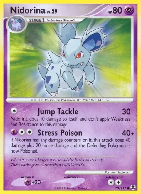 Nidorina Lv.29 [Jump Tackle | Stress Poison]