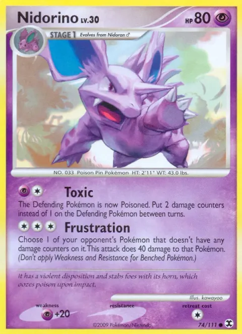 Nidorino Lv.30 [Toxic | Frustration]