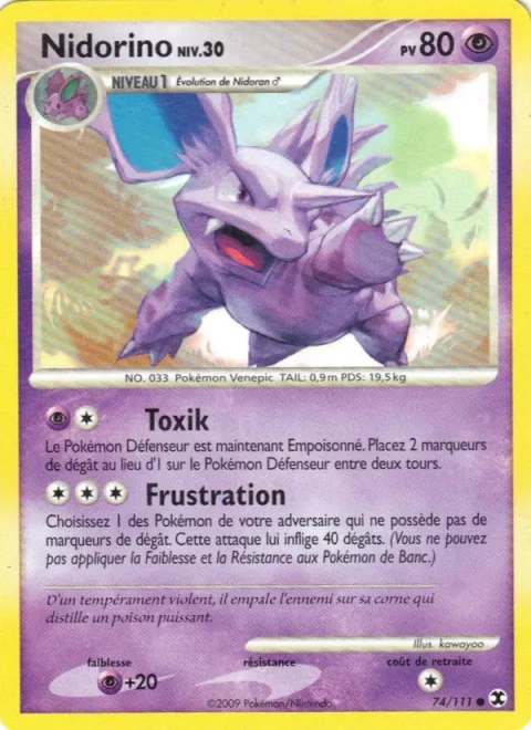 Nidorino Lv.30 [Toxic | Frustration]