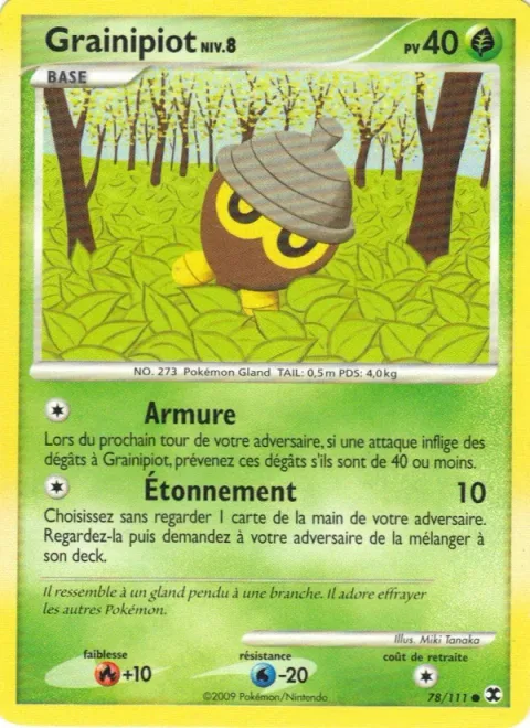 Seedot Lv.8 [Harden | Astonish]