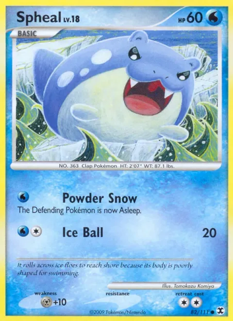 Spheal Lv.18 [Powder Snow | Ice Ball]