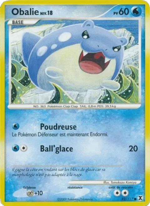 Spheal Lv.18 [Powder Snow | Ice Ball]