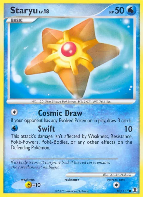 Staryu Lv.18 [Cosmic Draw | Swift]