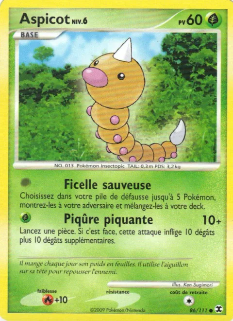Weedle Lv.6 [Rescue String | Needling Sting]