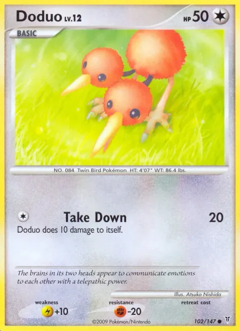 Doduo Lv.12 [Take Down]